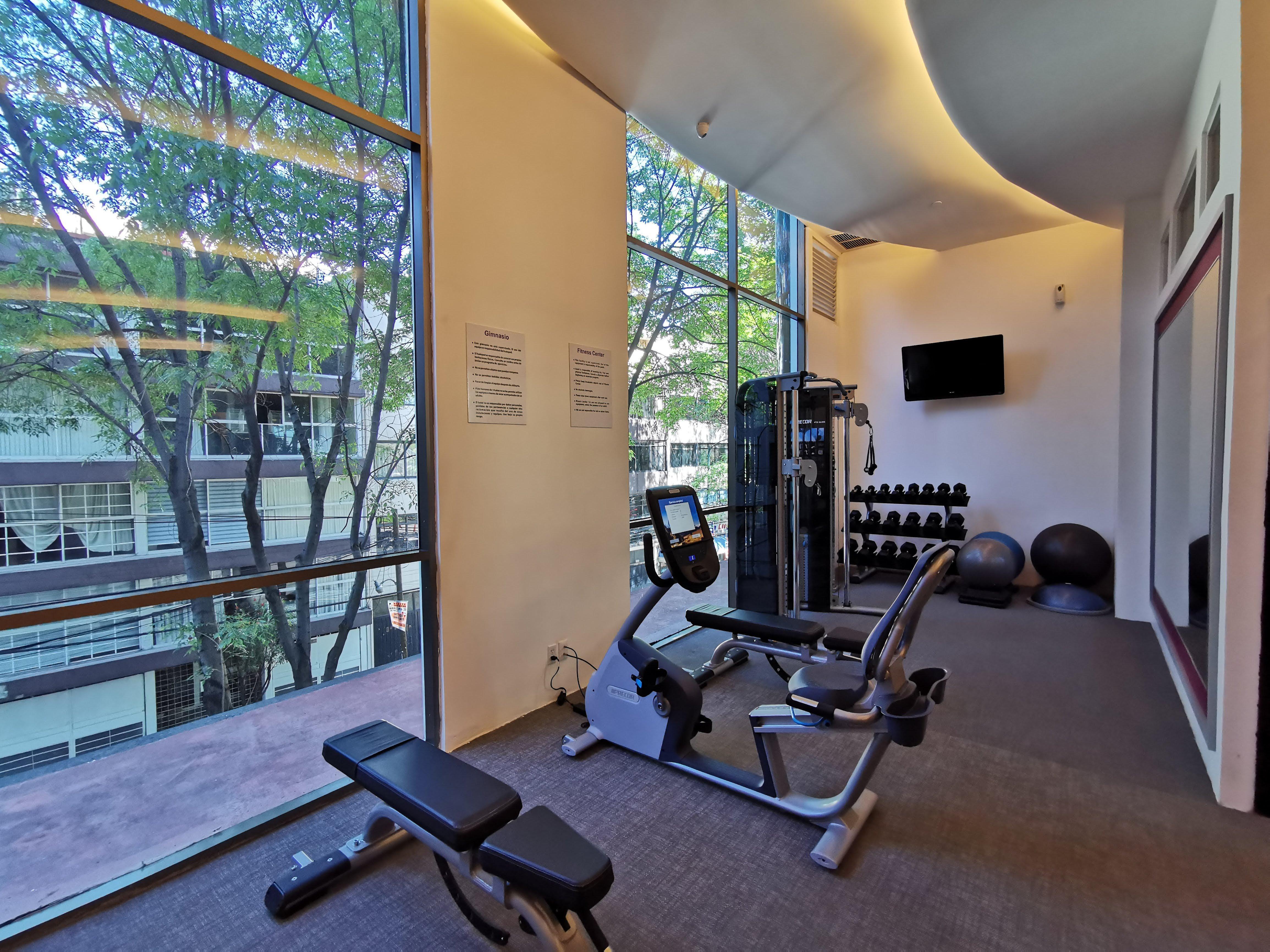 Belair Unique Mexico City Wtc, Trademark By Wyndham Luaran gambar The gym at the hotel